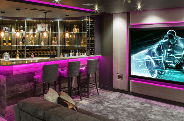 Finite Solutions Dolby Atmos basement cinema