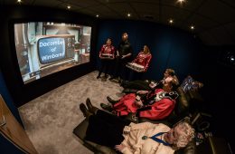 Starts Turn Out For Dacombes’ Home Cinema Launch