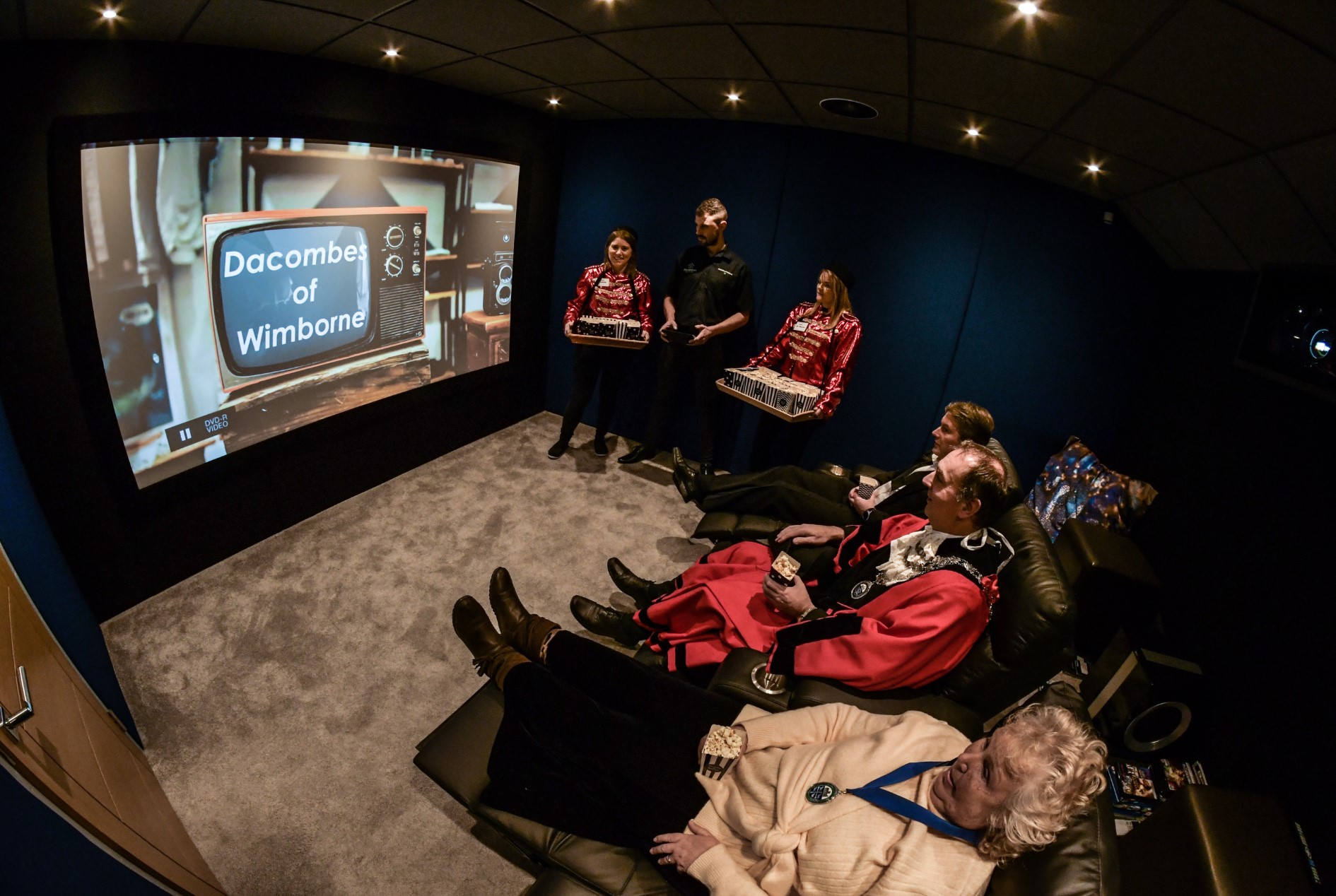 Starts Turn Out For Dacombes’ Home Cinema Launch