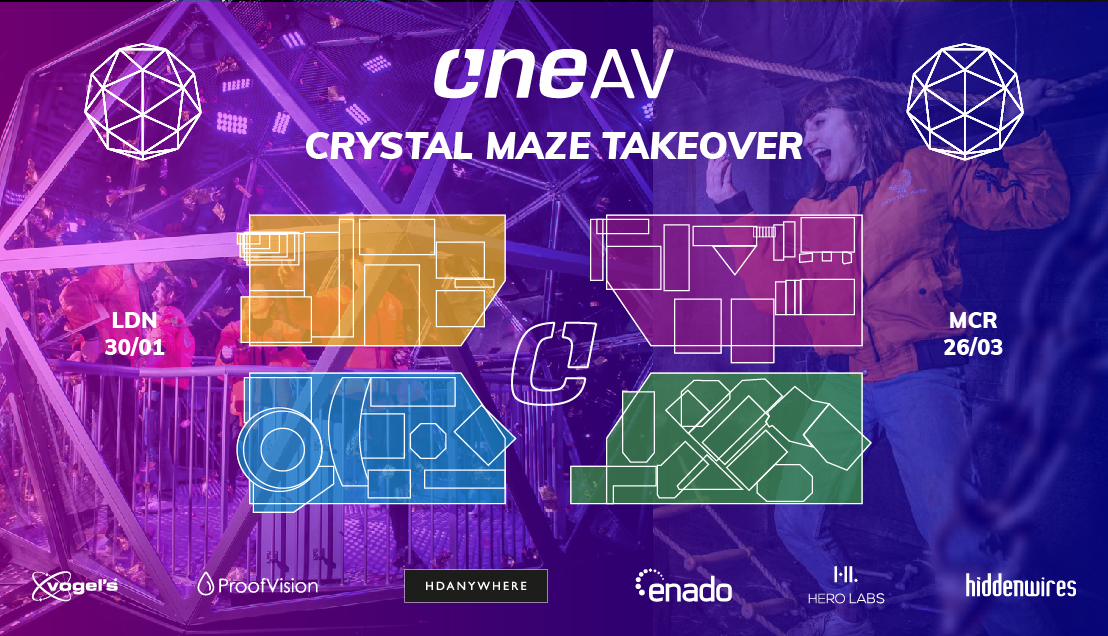 Are You Ready For OneAV’s Crystal Maze?