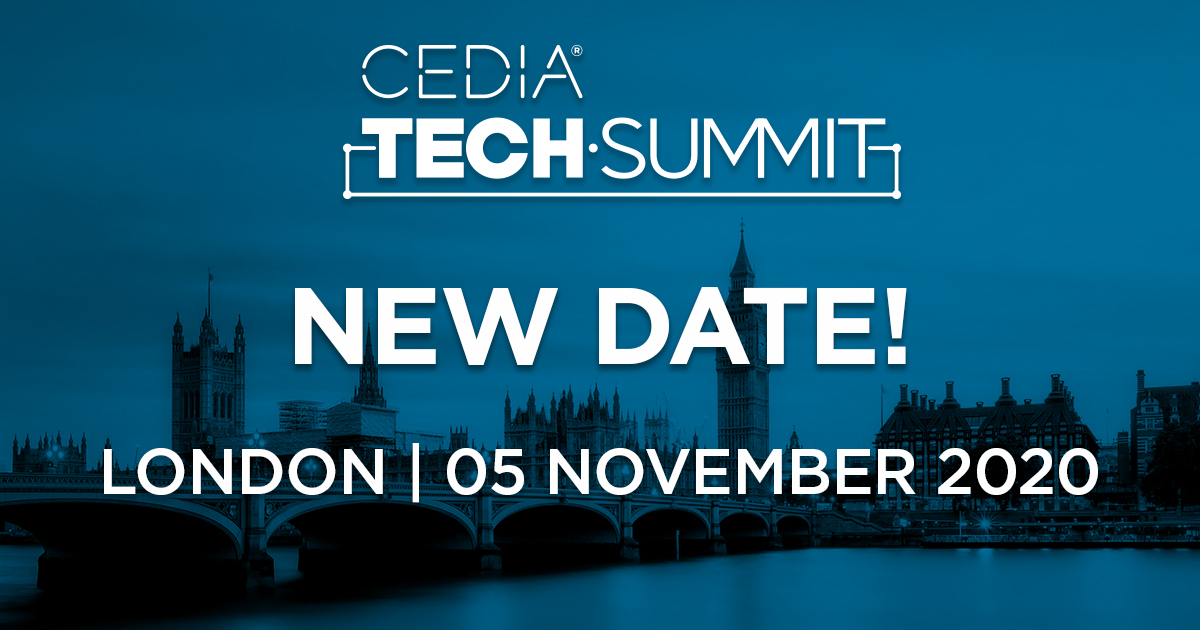 CEDIA Announces New London Tech Summit Date
